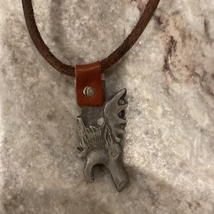 Abercrombie and Fitch bottle opener necklace